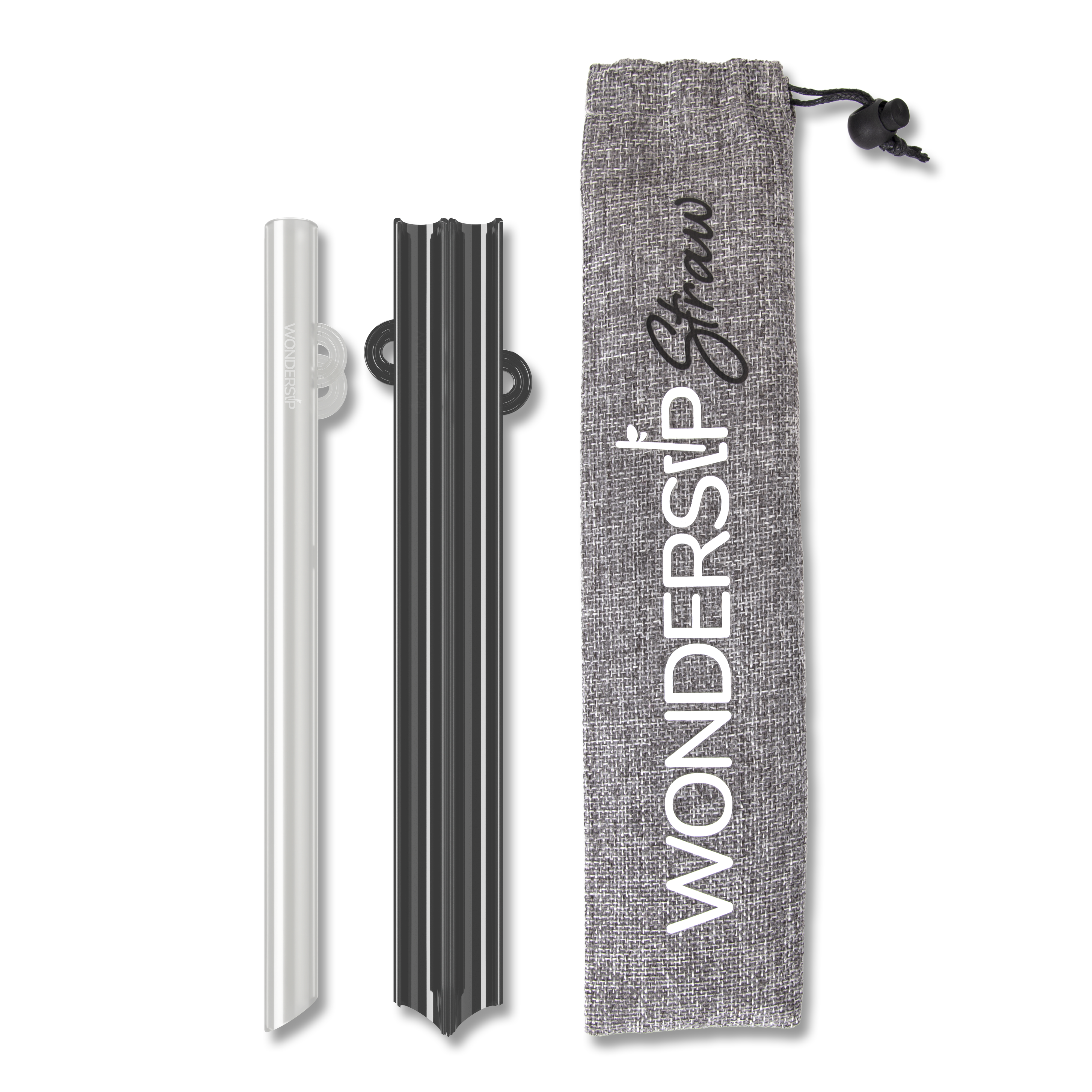 straw BUSWELL® STRAWS REUSABLE – BLACK - 7 7/8in / 200pcs